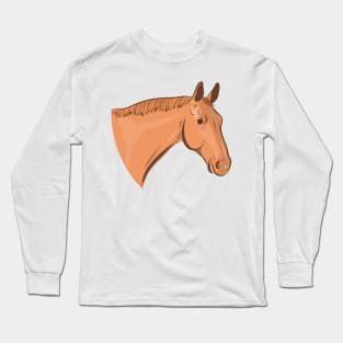 Chestnut Horse Long Sleeve T-Shirt